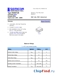 Datasheet 2N2857UB manufacturer Semicoa